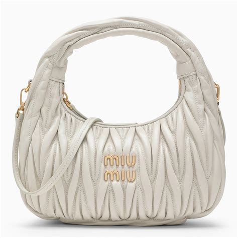 miu miu white handbag|miu shop online.